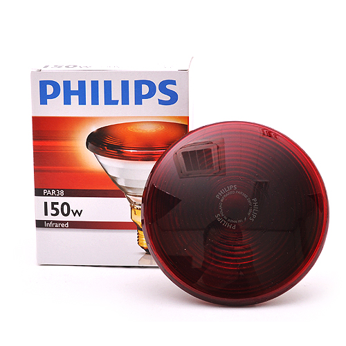 필립스 적외선램프 150W 고급형 (PAR38 IR Red 150W 230V E27 ES)